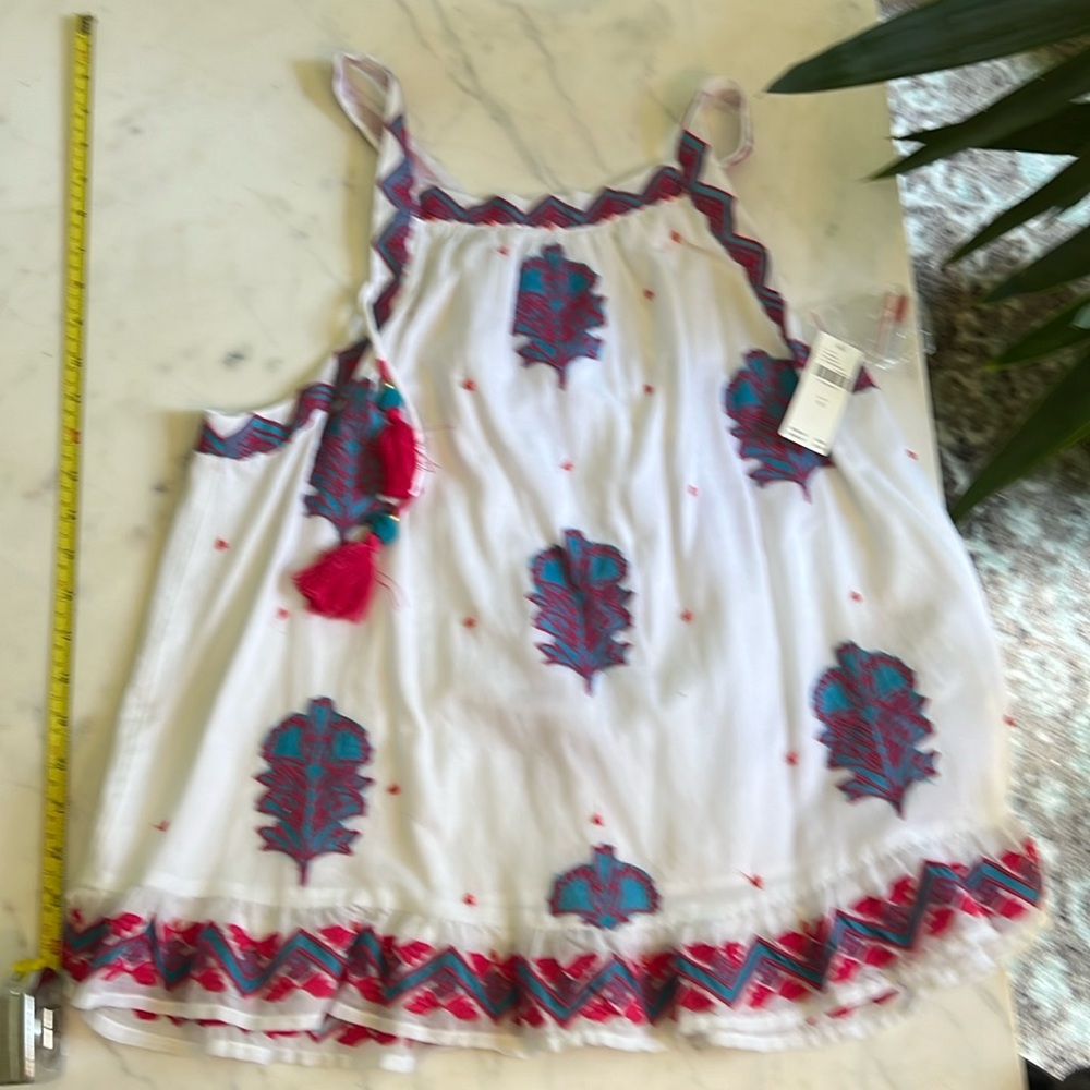 Anthropology summer top with tags on